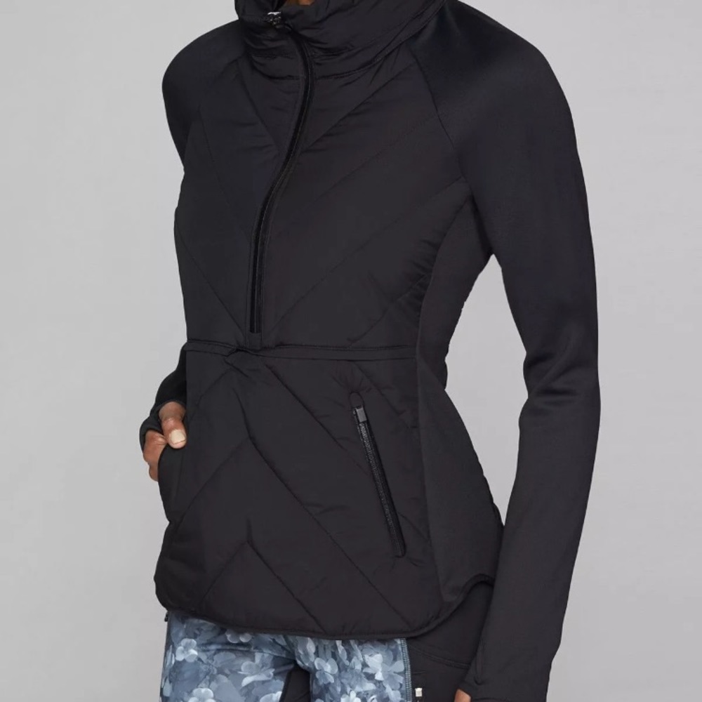 Athleta Wind Sprint Half-Zip Hoodie Sweatshirt Med